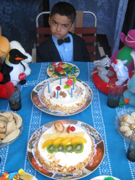 l'anniverssaire de mon petit frere